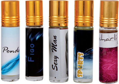 

ASHVI Fragrance Roll On Combo Of 5 (Each 8 Ml) - 40 Ml Deodorant Roll-on - For Women(40 ml, Pack of 5)