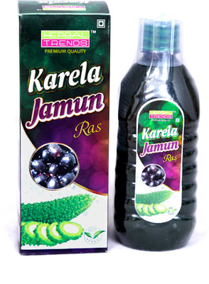 

Herbal Trends Premium Karela Jamun Juice- Pure, Fresh, Undiluted, Unadulterated, 100% Natural(500 ml)