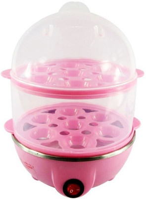 

GOCART double layer in pink color Egg Boiler(2 L, Pink)