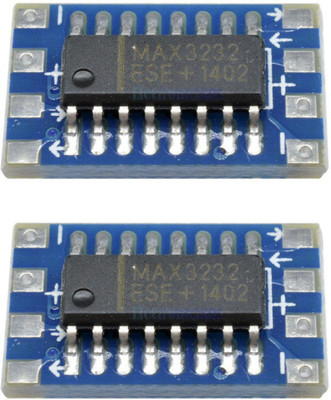 

KitsGuru (Set of 2) Serial Port Mini RS232 to TTL Converter Adaptor Module Board MAX3232 Electronic Components Electronic Hobby Kit
