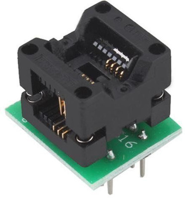 

XSENTUALS SOIC8 SOP8 to DIP8 EZ Programmer Adapter Socket Converter module wide150mil Interconnect Electronic Hobby Kit