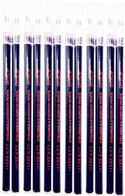 

Huda Beauty Waterproof Long Lasting Eyebrow and Eyeliner Sticks 2 in 1 Pack(Natural Black)