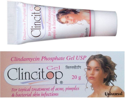

Clincitop Gel For Topical Treatment of acne, pimples & bacterial infection 20g (Pack of 4)(20 g)