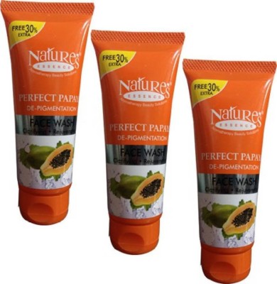 

Nature's Perfect Papaya De-Pigmentation Pack of 3 Face Wash(195 ml)