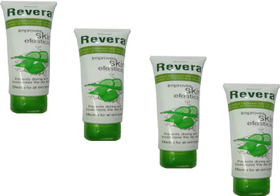 

Elegant REVERA ALOEVERA FACE WASH (WITH CUCUMBER EXTRACT,D-PANTHENOL & VITAMIN-E) PACK OF 4 * 75 ML Face Wash(300 ml)