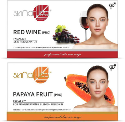 

Skinatura Red Wine + Papaya Fruit Facial Kit 230 g(Set of 2)