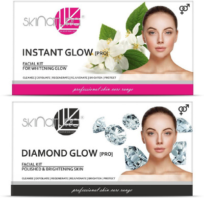 

Skinatura Instant Glow + Diamond Glow Facial Kit 230 g(Set of 2)