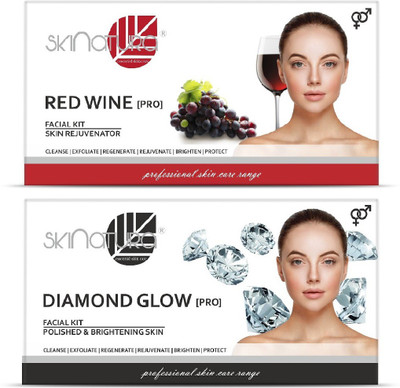 

Skinatura Red Wine + Diamond Glow Facial Kit 230 g(Set of 2)