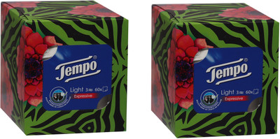 

Tempo Facial Tissue Light Box 3 Ply - 60 Pulls (2 box)(Pack of 120)