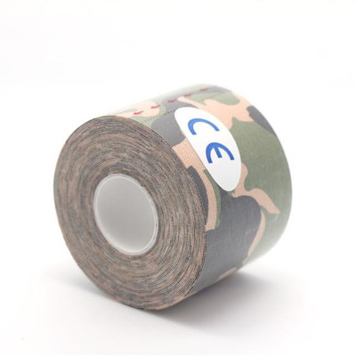 

SBE Elastic Cotton Roll Adhesive First Aid Bandage Support Tape For Pain Relieve- Green Camo Printed First Aid Tape(Pack of 1)