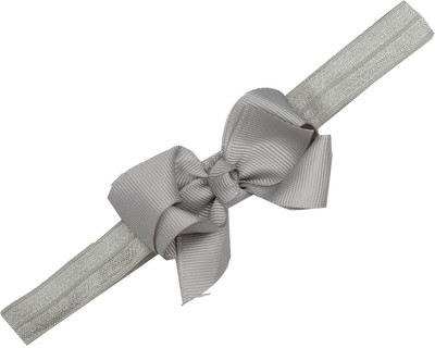

Pikaboo Knotted bow headband- Grey Head Band(Grey)