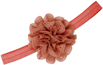 

Pikaboo Eyelet flower headband - Petite Orchid Head Band(Orange)