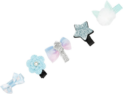 

Pikaboo Combo Pack Of 5 Different Alligator Hair Clips For Girl Hair Clip(Multicolor)