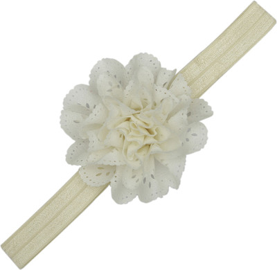

Pikaboo Eyelet flower headband - Off White Head Band(White)