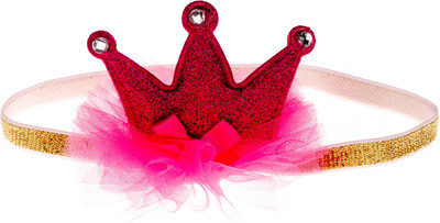 

Pikaboo Soft crown headband - Fuchsia Head Band(Red)
