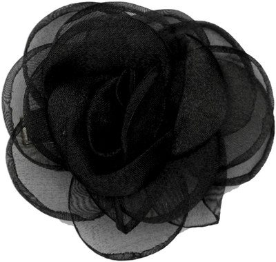 

Pikaboo Floral Design Alligator Hair Clip For Girl ( Black ) Hair Clip(Black)