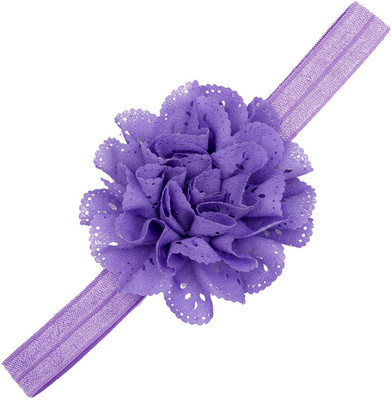 

Pikaboo Eyelet flower headband - Purple Head Band(Purple)