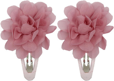 

Pikaboo A Pair Of Floral Tic-Tac Hair Clips For Girl ( Fuchsia ) Hair Clip(Pink)