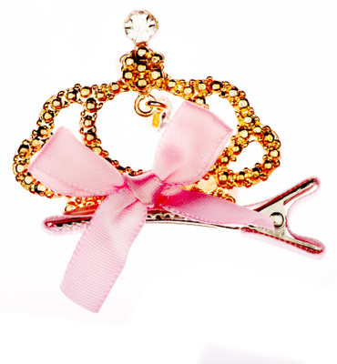 

Pikaboo Sparkly Alligator Crown Hair Clip For Girl ( Lavender ) Hair Clip(Pink)