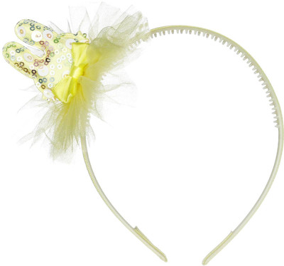 

Pikaboo Glittery bunny hair band Hair Band(Yellow)