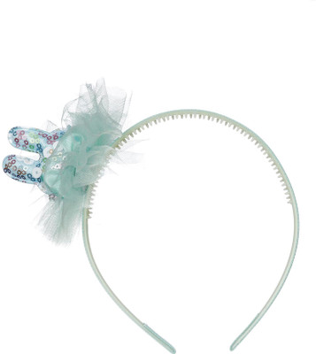 

Pikaboo Glossy bunny head hair band Hair Band(Blue)