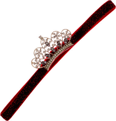 

Pikaboo Sparkly red tiara headband Head Band(Red)