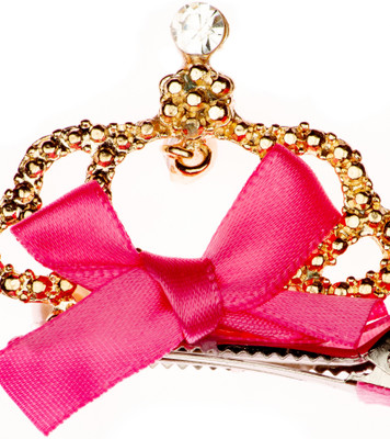

Pikaboo Alligator Hair Clip Crown Motif For Girl ( Babypink ) Hair Clip(Pink)