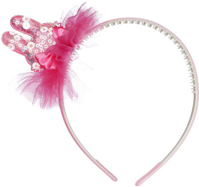 

Pikaboo Shiny bunny hair band Hair Band(Pink)