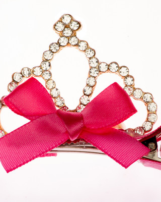 

Pikaboo Alligator Hair Clip Crown Motif For Girl ( Pink ) Hair Clip(Pink)