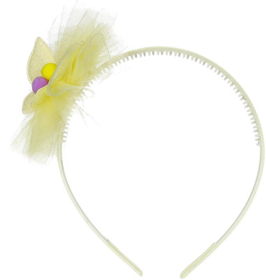 

Pikaboo Butterfly bow studded hairband Hair Band(Yellow)