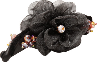 

Sanjog Black Color Banana Hair Clip For Girls/Women Banana Clip(Black)