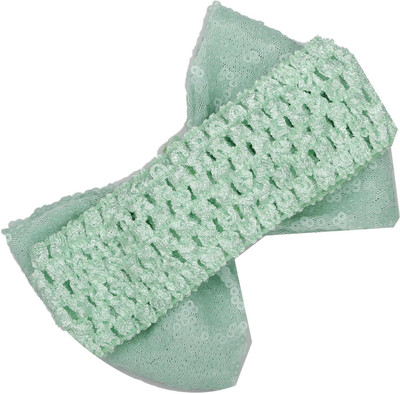 

Pikaboo Big Sequin Bow Headband - Blue Head Band(Blue)