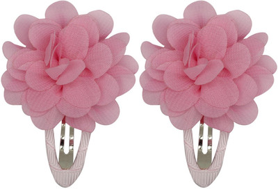 

Pikaboo A Pair Of Floral Tic-Tac Hair Clips For Girl ( Fuchsia ) Hair Clip(Pink)