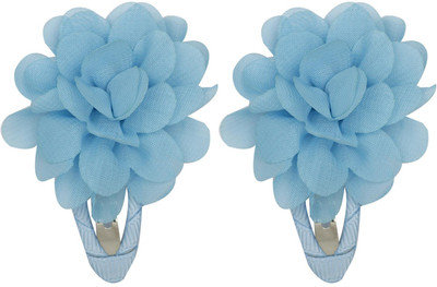 

Pikaboo A Pair Of Floral Tic-Tac Hair Clips For Girl ( Skyblue ) Hair Clip(Blue)