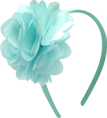 

Stol'n Teal Green Flower Net Hairband: Teal Green Hair Band(Green)