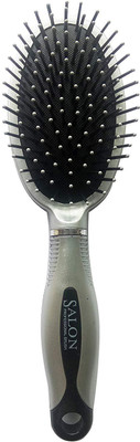 

Foreign Holics Imported Velvet Touch Soft Bristle Paddle Round Shape Hair Brush 10 inches For Men and Women (Multicolored)