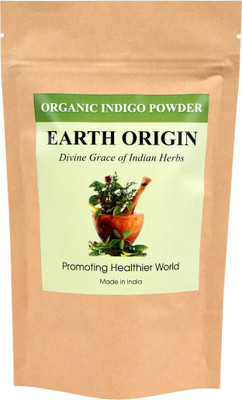 

Earth Origin Herbal Indigo Leaf Powder (100 gms) Hair Color(Green)