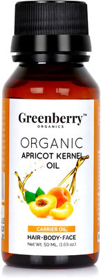 

GreenBerry Organic Apricot Kernel Oil (50ml) Hair Oil(50 ml)