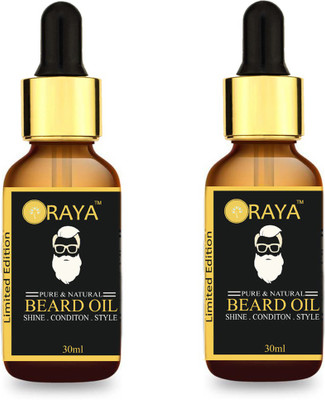 

ORAYA 100% Natural & Oragnic Beard Oil for Nourishment, Shine & Healthy Beard Hair Oil(60 ml)
