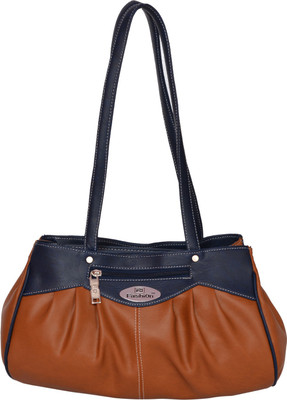 

FD Fashion Shoulder Bag(Tan, Blue), Blue;tan