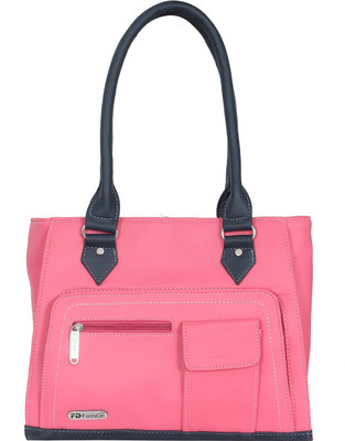 

FD Fashion Soft Luggage Shoulder Bag(Pink, Black), Black;pink