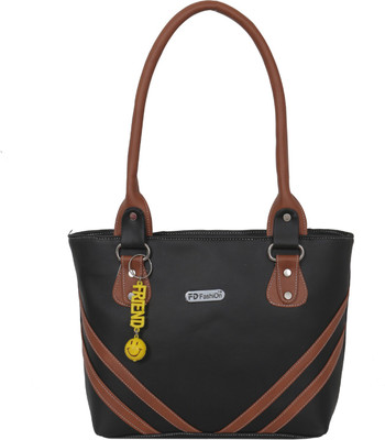 

FD Fashion Women Shoulder Bag(Black, Brown)