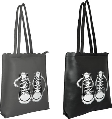 

Tuelip Shoulder Bag(Grey, Black), Black;grey