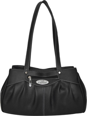 FD Fashion Soft Shoulder Bag(Black)
