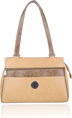

Leather Land Shoulder Bag(Beige, Khaki)