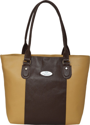 

FD Fashion Women Shoulder Bag(Beige, Brown)