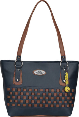 

FD Fashion Women Shoulder Bag(Blue, Tan)