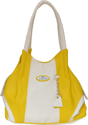 

FD Fashion Soft Luggage Shoulder Bag(Yellow, White), White;yellow