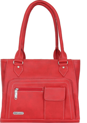 FD Fashion Soft Shoulder Bag(Red)