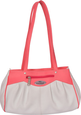 

FD Fashion Shoulder Bag(White, Pink), Pink;white